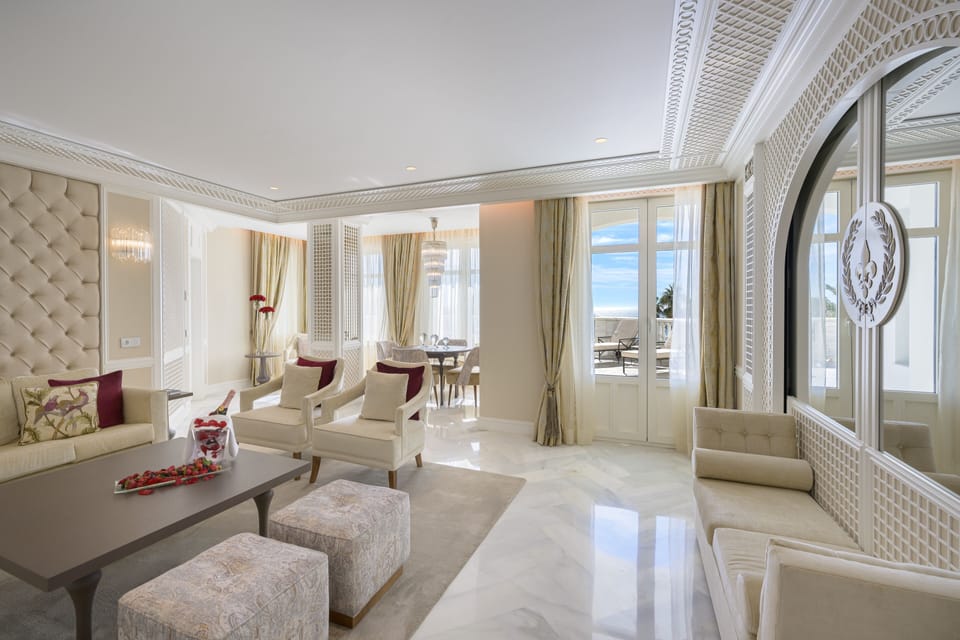Royal Double Room | Living area | Flat-screen TV
