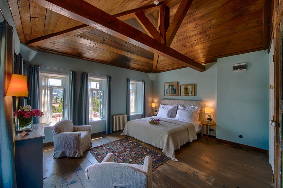 Deluxe Villa, 2 Bedrooms, Terrace, Sea View | Minibar, in-room safe, individually decorated, individually furnished