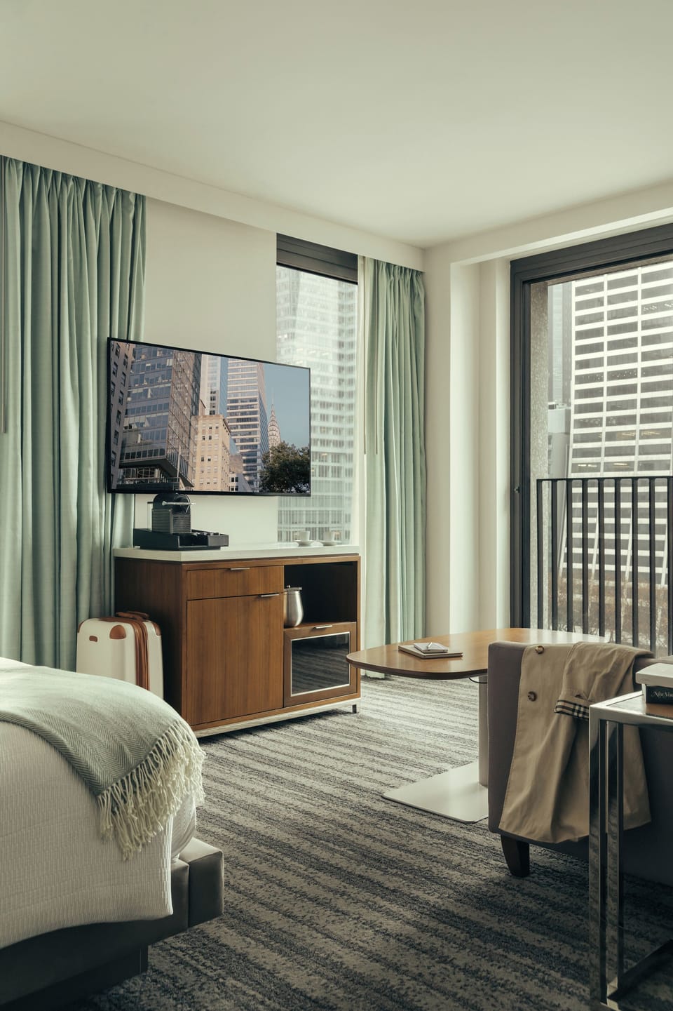 Studio (View) | Premium bedding, pillowtop beds, in-room safe, laptop workspace