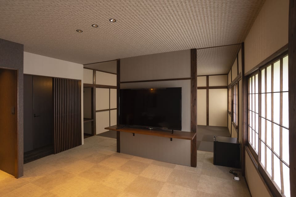 Japanese Modern Superior Room with Shower, Non Smoking | Living area | 32-inch flat-screen TV with digital channels, TV