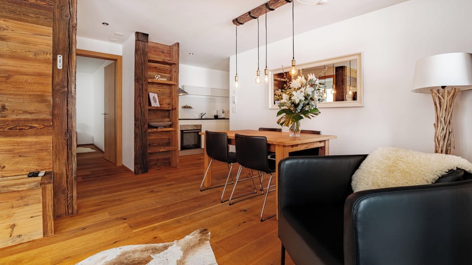 One-Bedroom Apartment with Matterhorn View | Desk, soundproofing, free cribs/infant beds, travel crib