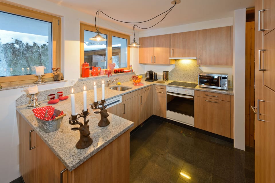 Two-Bedroom Apartment | Private kitchen | Full-size fridge, oven, stovetop, dishwasher