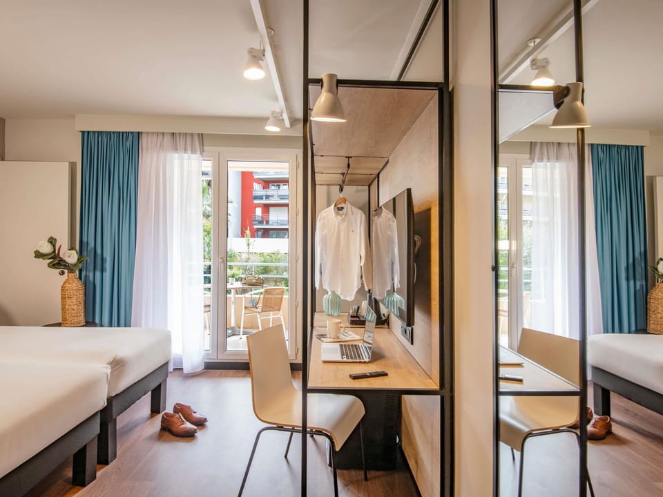 Standard Suite, 2 Double Beds, Connecting Rooms | Premium bedding, desk, soundproofing, iron/ironing board