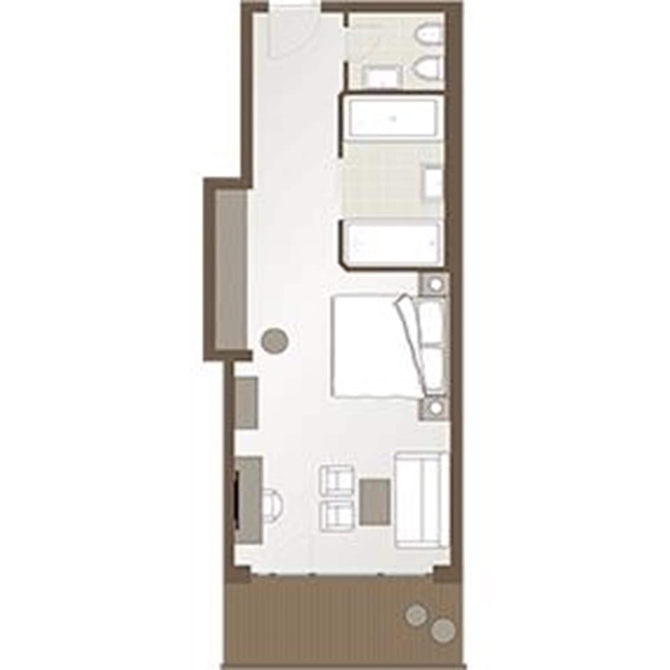 Royal Double Room, Balcony | Floor plan
