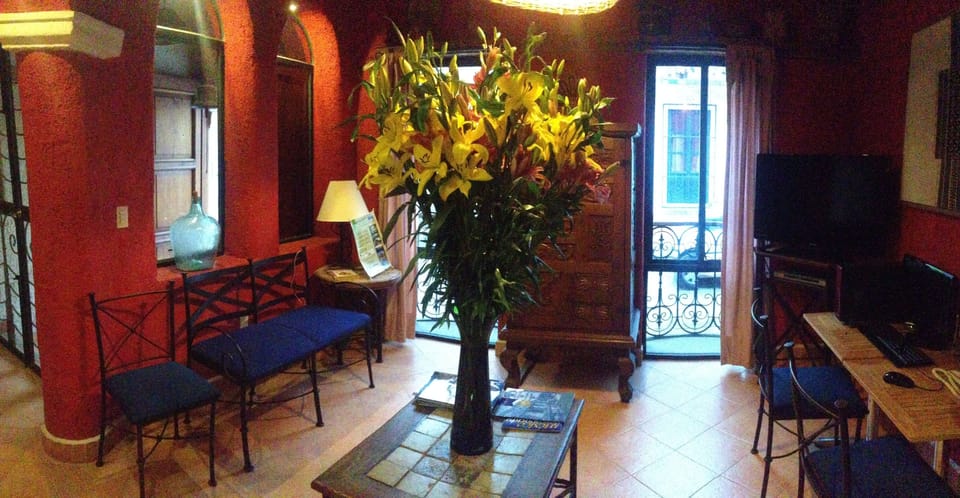 Lobby sitting area