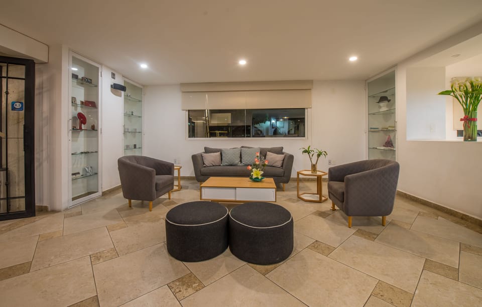 Lobby sitting area