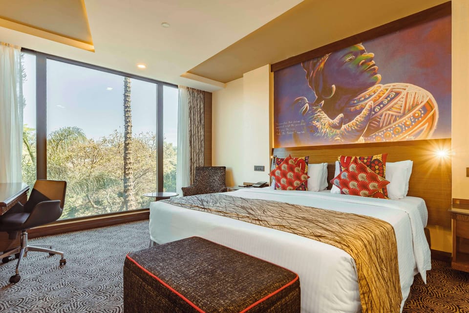 Executive Queen Room - Premier | Premium bedding, memory foam beds, in-room safe, individually decorated