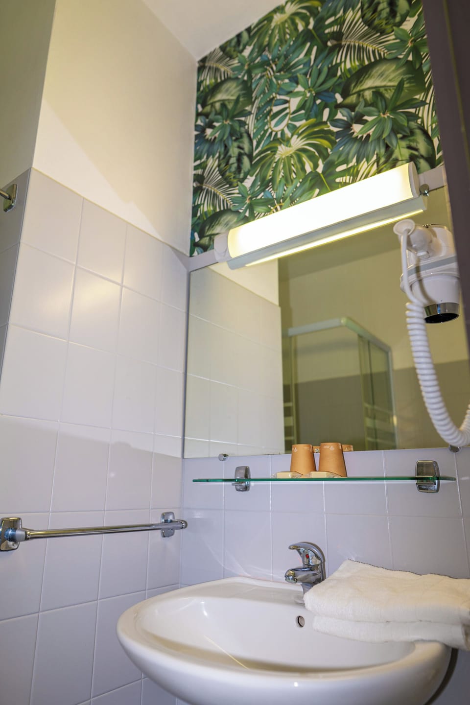 Free toiletries, hair dryer, towels