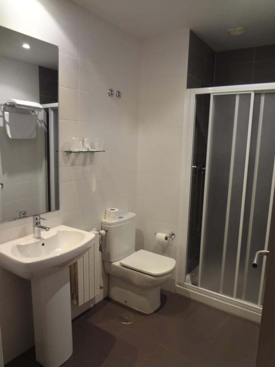 Free toiletries, hair dryer, towels