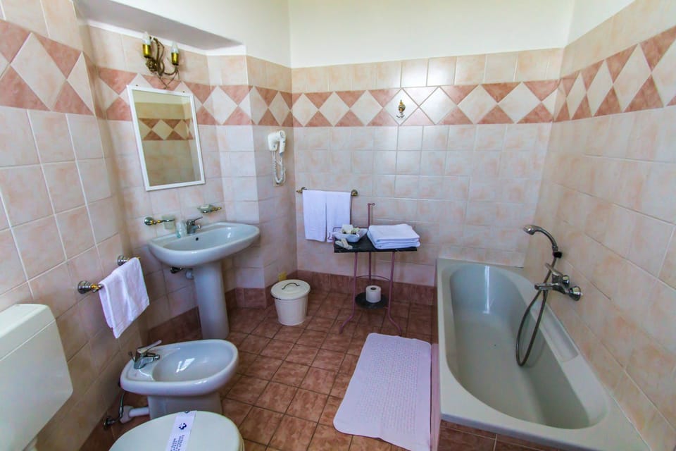 Free toiletries, hair dryer, bathrobes