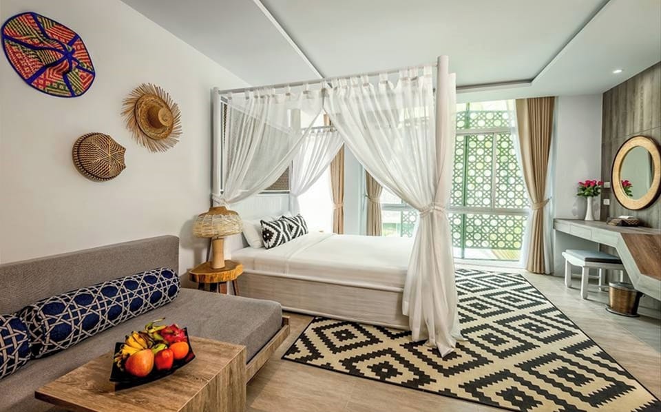 Duplex One Bedroom Pool Villa | Minibar, in-room safe, individually decorated, individually furnished