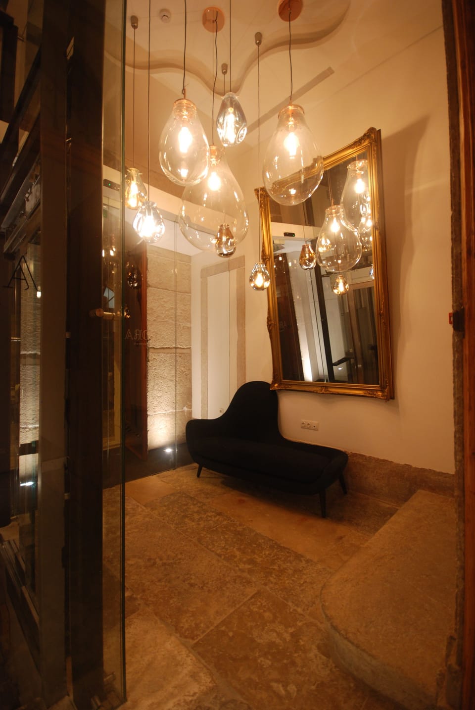 Interior entrance