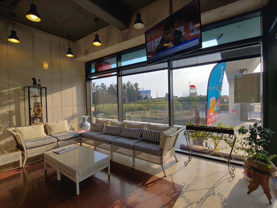 Lobby sitting area