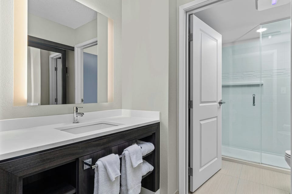 Free toiletries, hair dryer, towels
