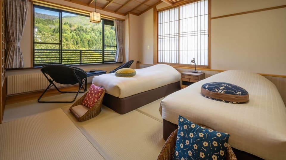 [Mountain Side Superior] Japanese-Modern Twin, 12 Tatami Mats, Non-Smoking | View from room