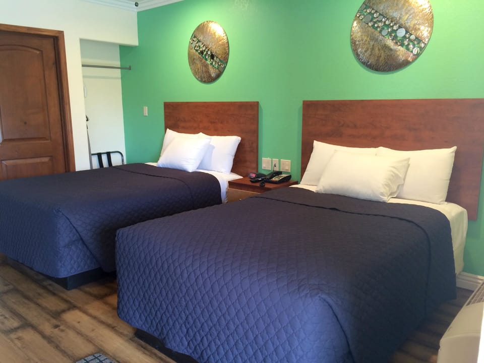 Standard Room, 2 Double Beds | Premium bedding, desk, blackout drapes, free WiFi