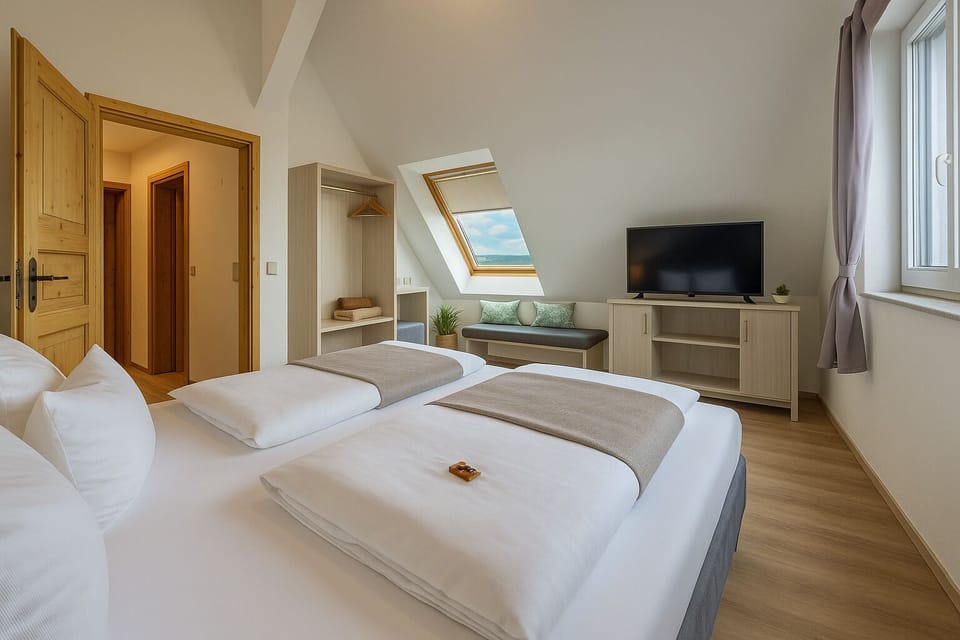 Comfort Apartment | In-room safe, desk, laptop workspace, blackout drapes
