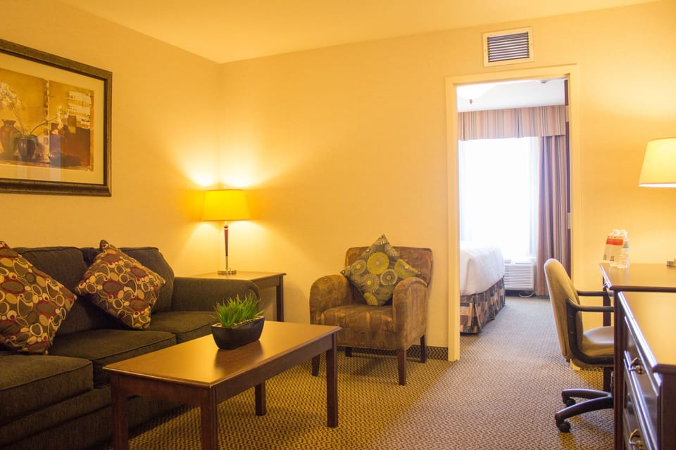 Room, 1 King Bed | Living room | Flat-screen TV