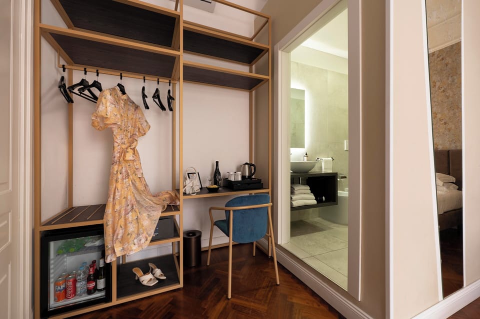 Panoramic Quadruple Room, City View | Premium bedding, minibar, in-room safe, desk