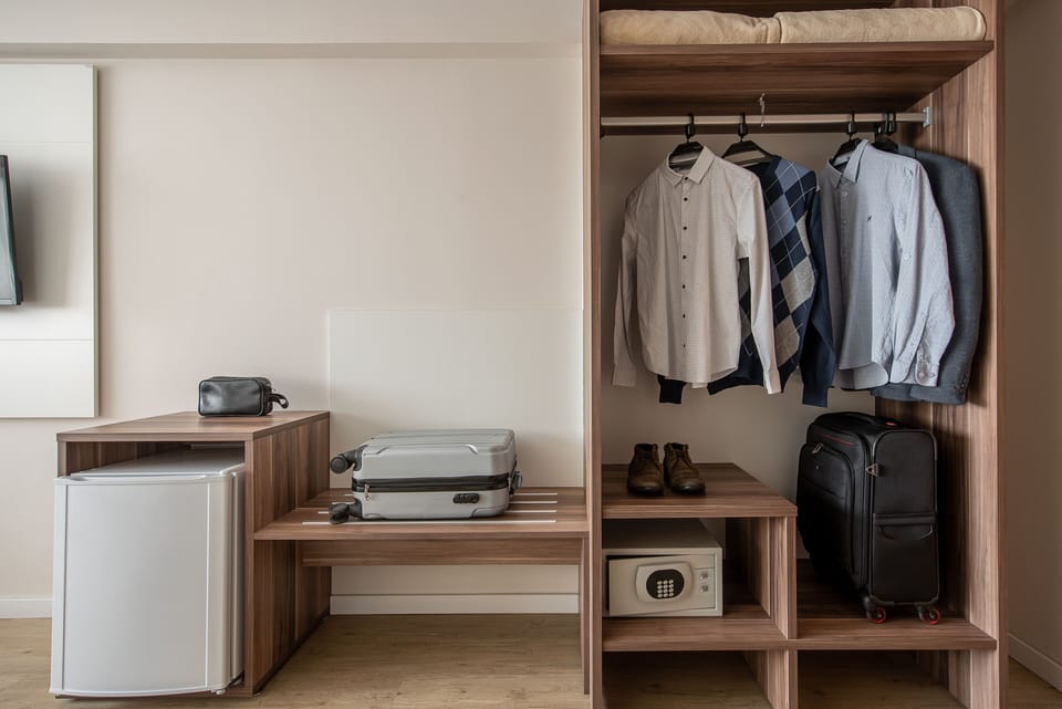 Minibar, in-room safe, desk, blackout drapes