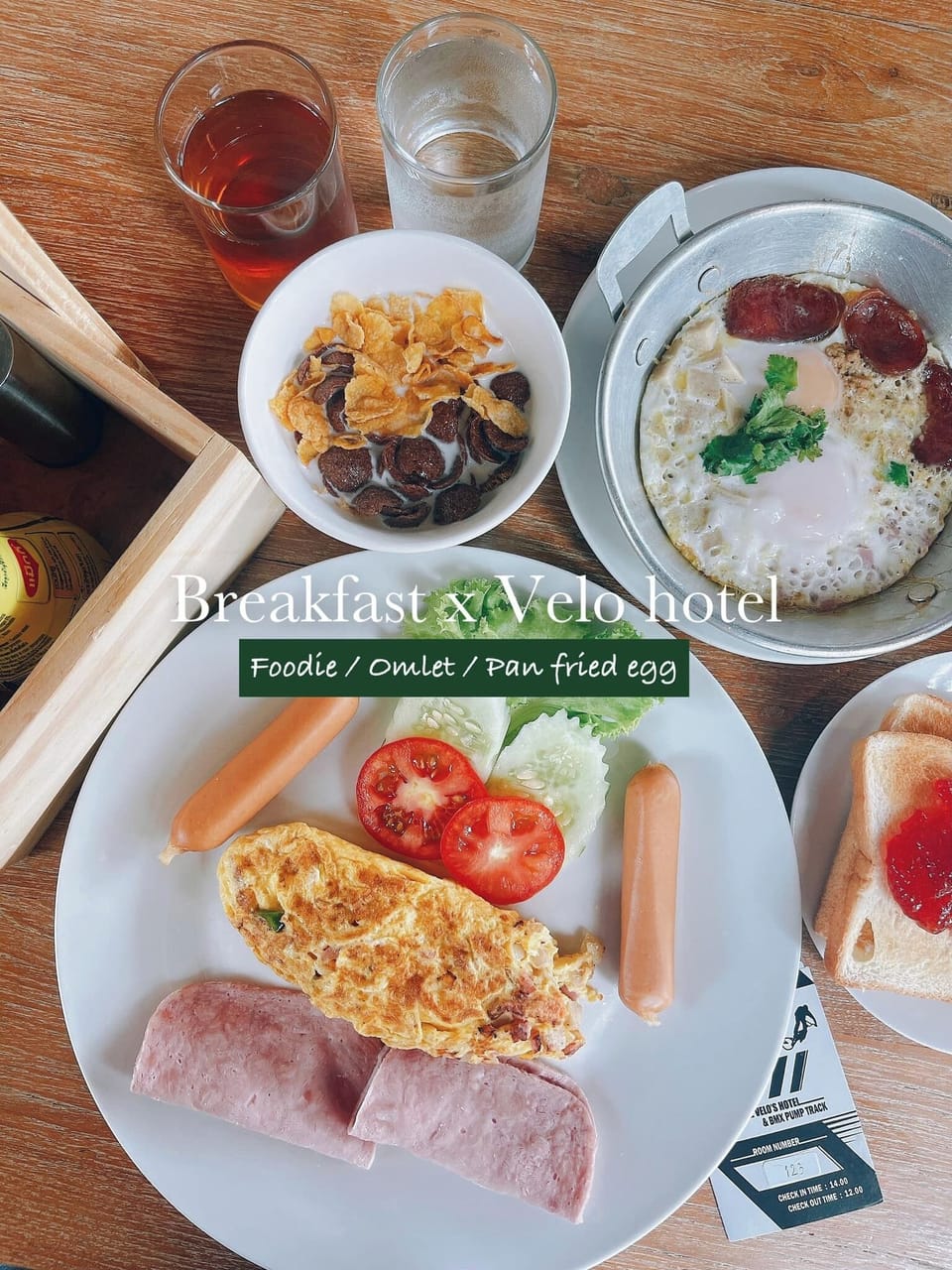 Daily buffet breakfast for a fee