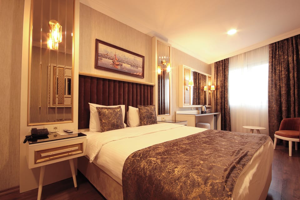 Premium bedding, down comforters, Select Comfort beds, minibar