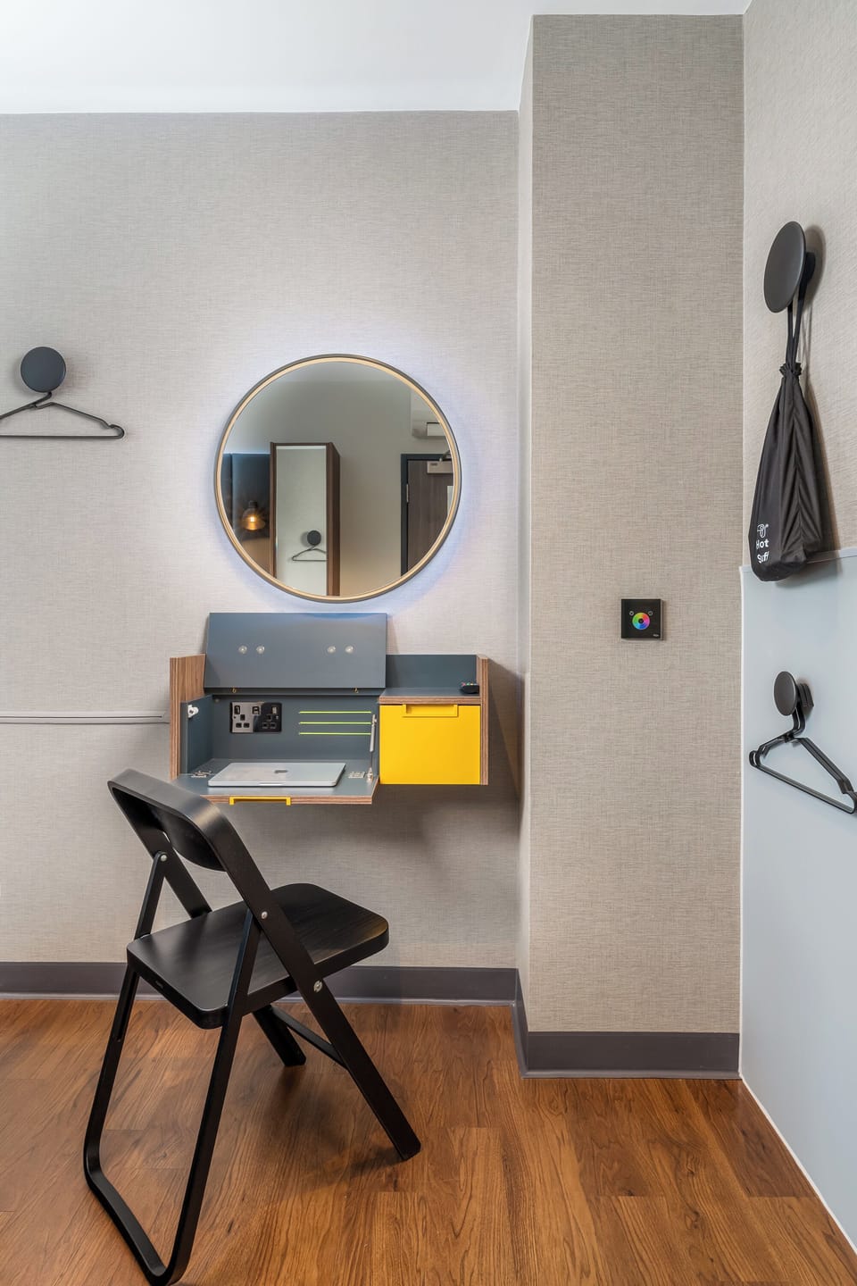 In-room safe, desk, laptop workspace, blackout drapes