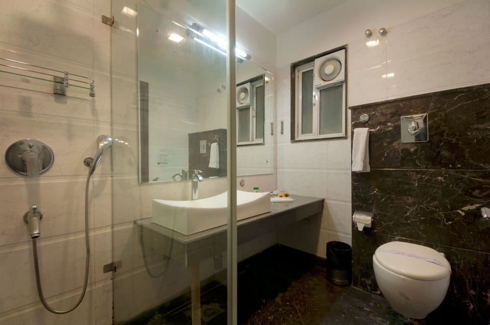 Premium Double Room | Bathroom | Shower, free toiletries, towels