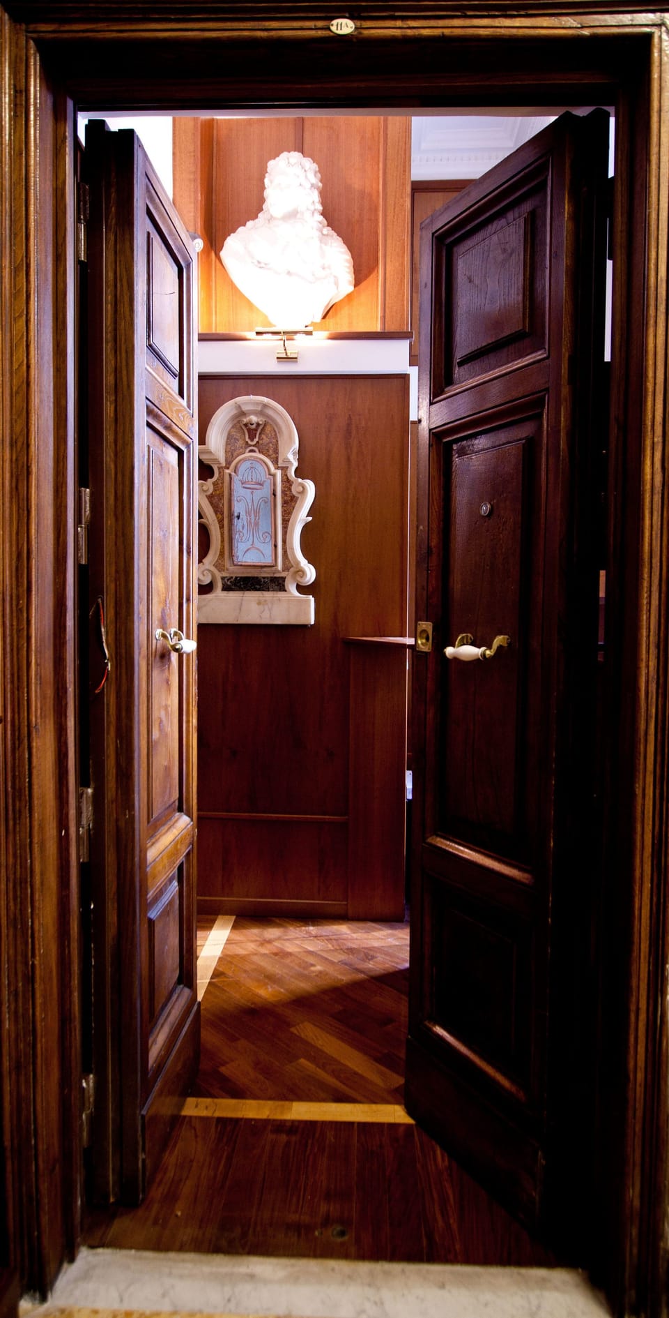 Interior entrance
