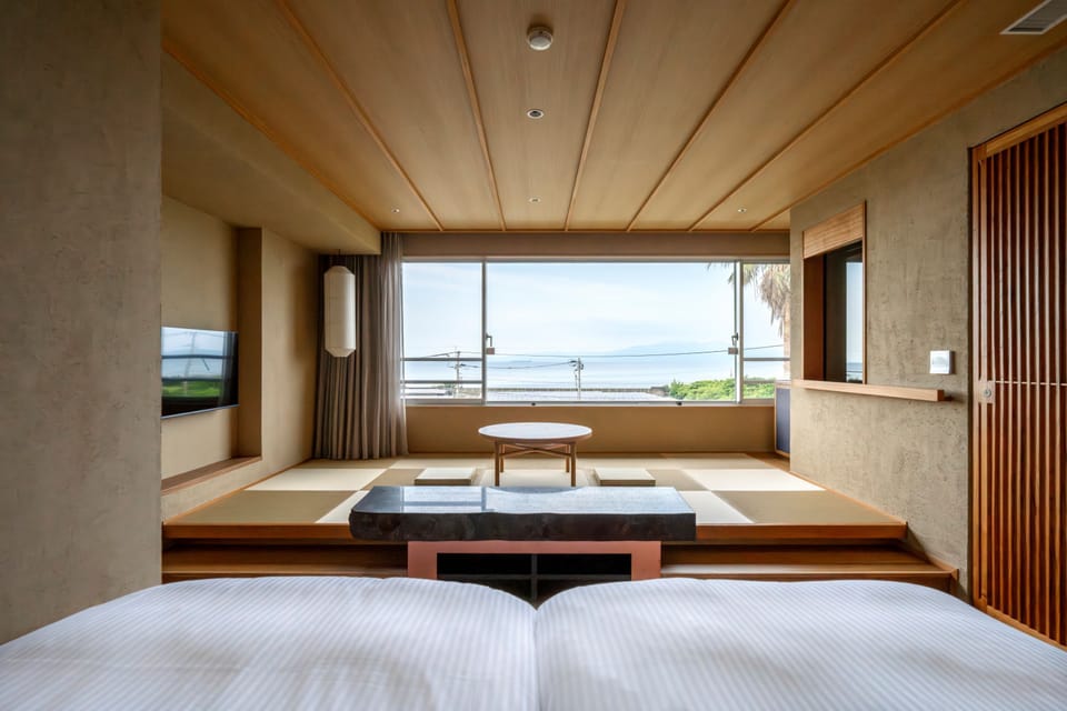 Japanese Style Room, Twin, with Shower, Non Smoking | WiFi (free), bed sheets