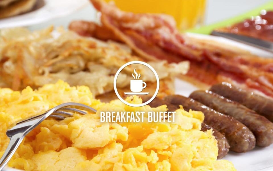 Daily buffet breakfast for a fee