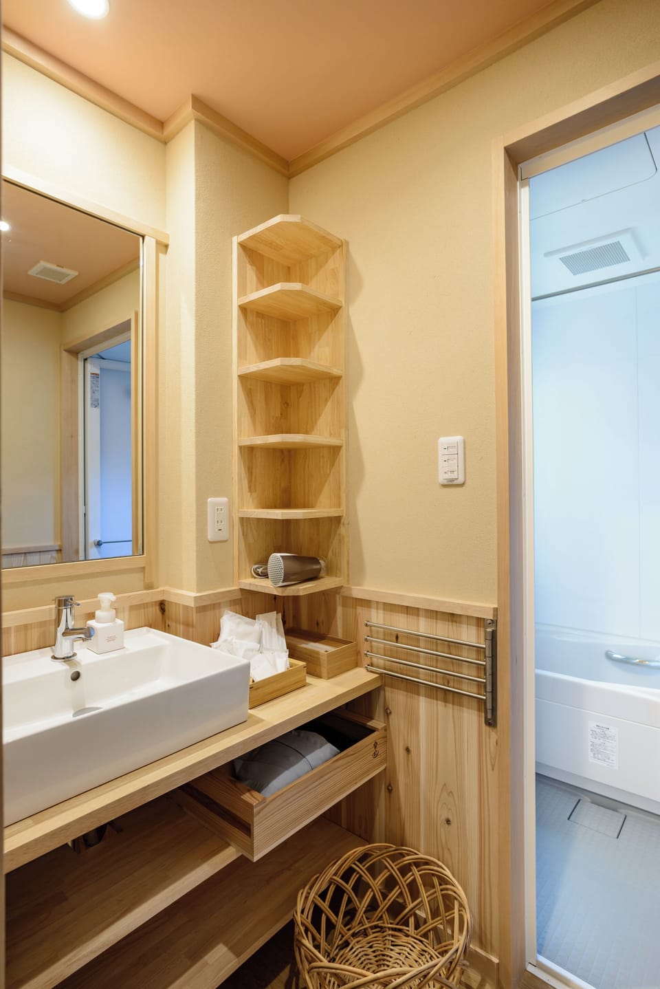 Luxury Room, Garden View | Bathroom | Combined shower/tub, deep soaking tub, hair dryer, bidet