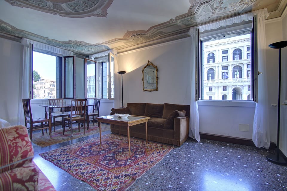 Apartment, 2 Bedrooms, Canal View | Living area | Flat-screen TV