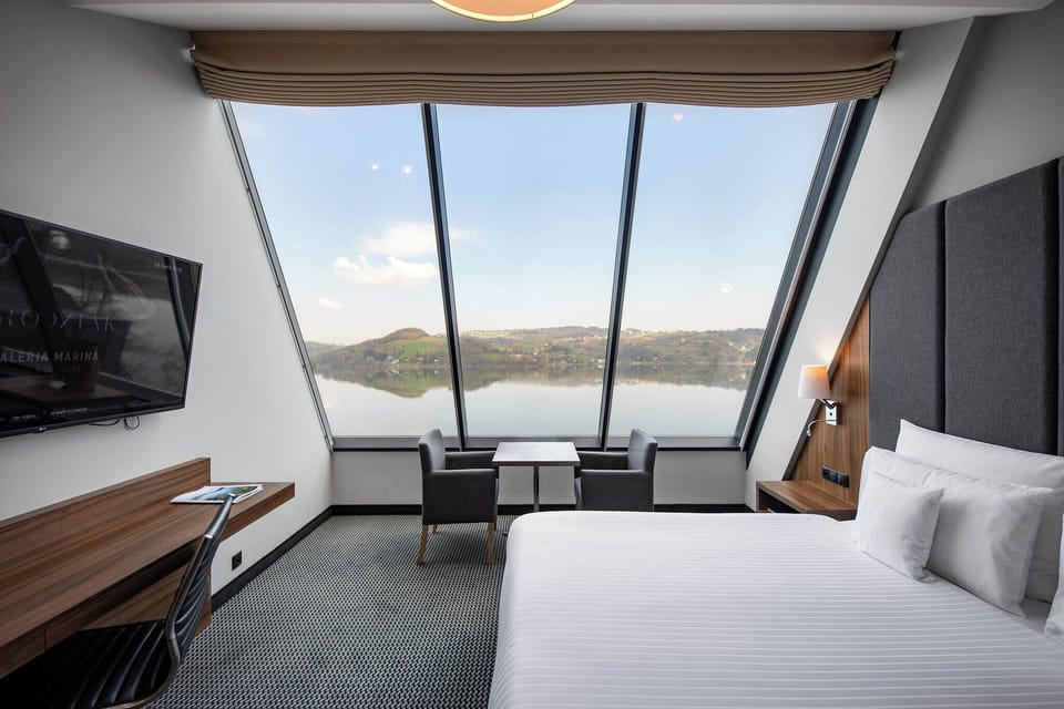 Comfort Double Room, Lake View (Lux; free spa access) | Minibar, in-room safe, desk, soundproofing
