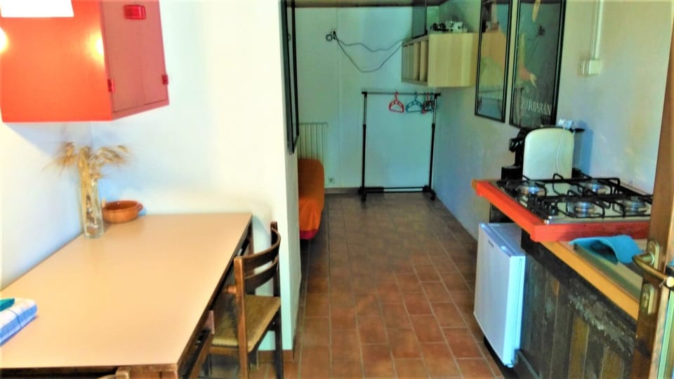 Economy Studio, 1 Bedroom, Kitchenette, Garden Area | Private kitchen | Paper towels