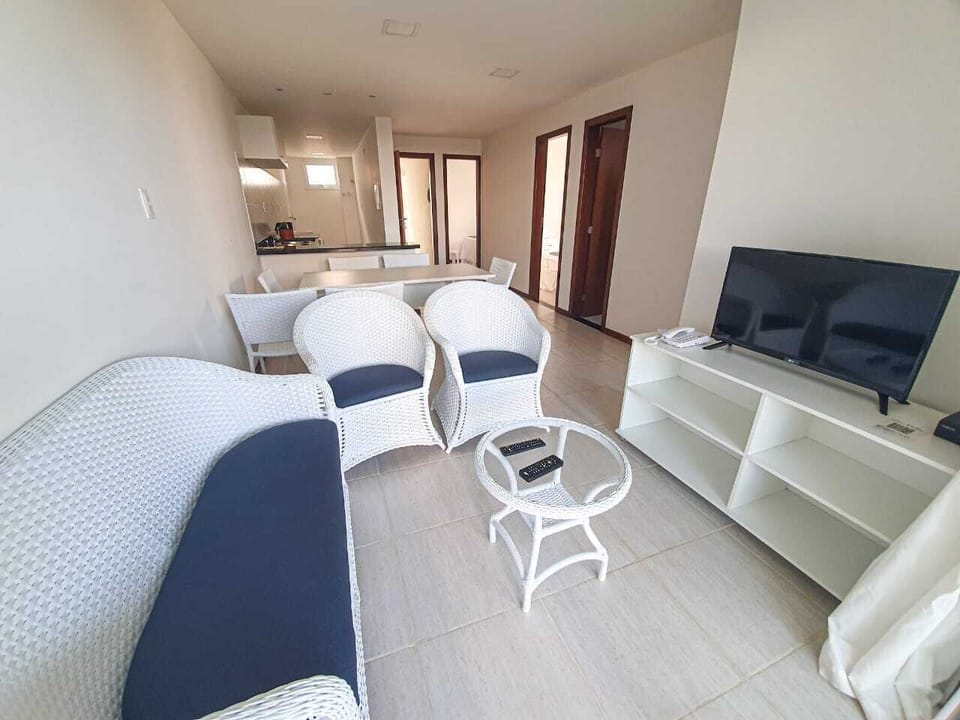 Deluxe Apartment, 3 Bedrooms, Pool View | Living room | LCD TV