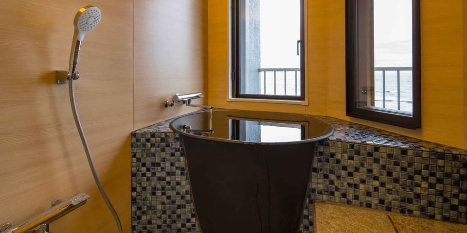 Ocean View Japanese-western Room with view bath, Non Smoking | In-room safe, WiFi (free)