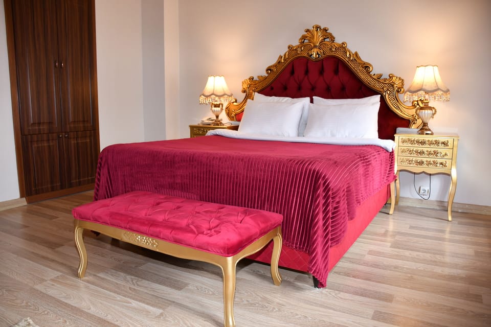 Premium bedding, down comforters, in-room safe, desk