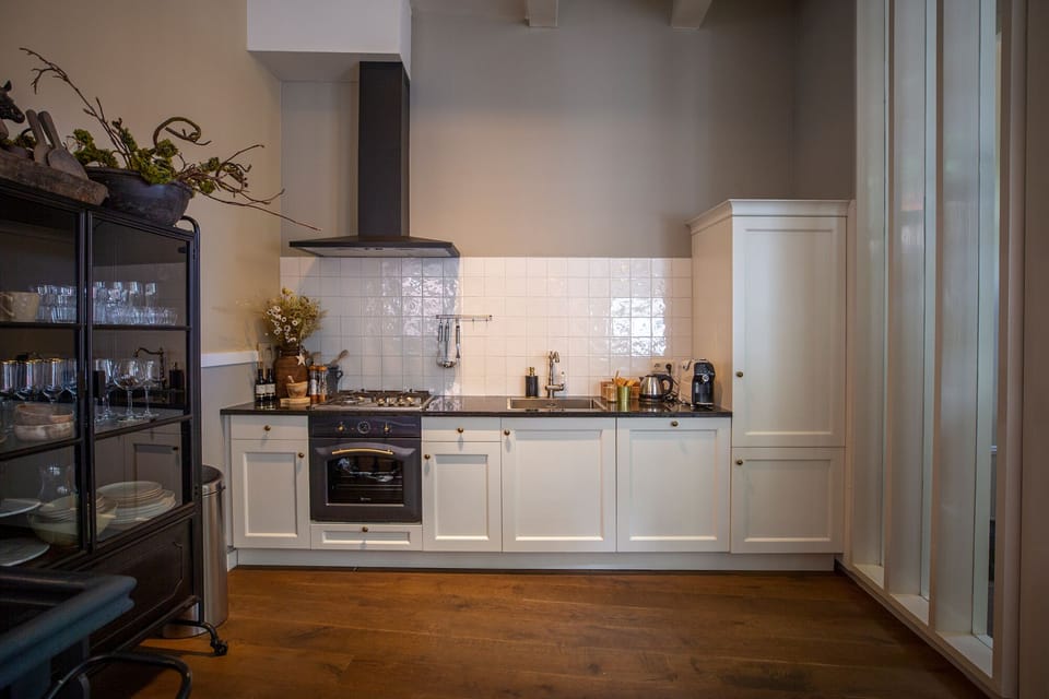 Exclusive Apartment, 2 Bedrooms (Grande Madame Agaath) | Private kitchen | Fridge, microwave, oven, stovetop