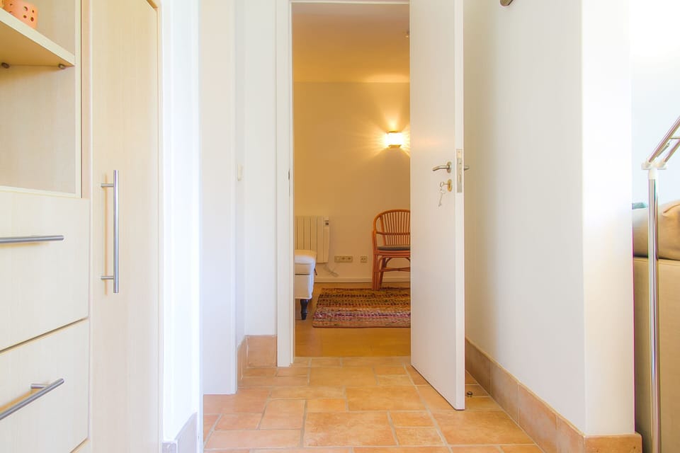 Apartment, 1 Bedroom, Private Pool | 1 bedroom, in-room safe, iron/ironing board, cribs/infant beds
