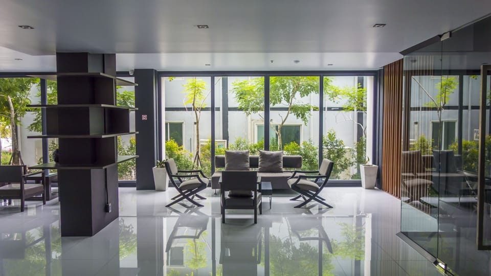 Lobby sitting area