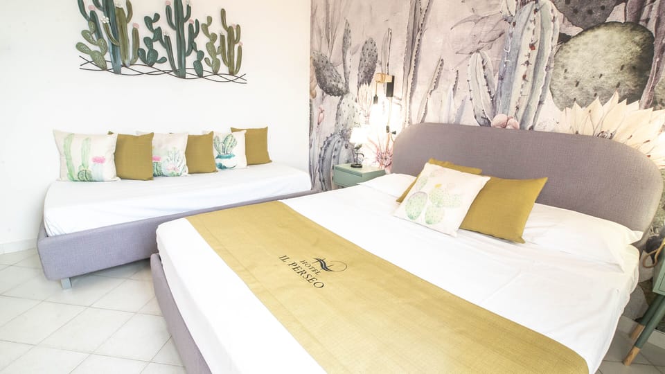 Superior Triple Room, Balcony, Sea View | In-room safe, desk, free WiFi