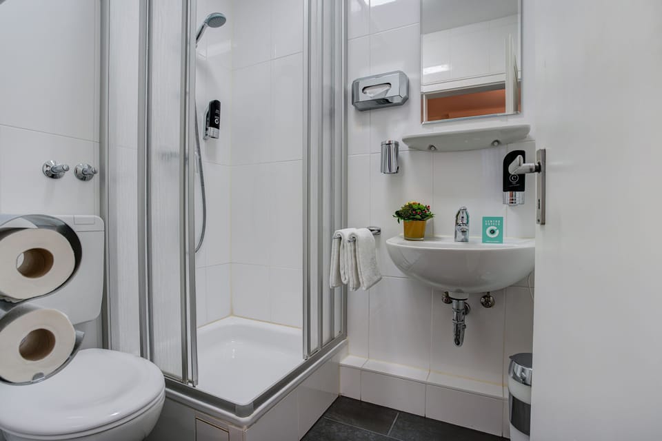 Triple Room | Bathroom | Hair dryer, towels
