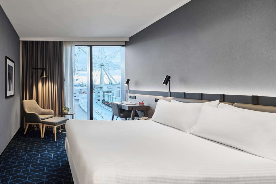 Premier Room, 1 King Bed (Observation View) | In-room safe, desk, laptop workspace, iron/ironing board