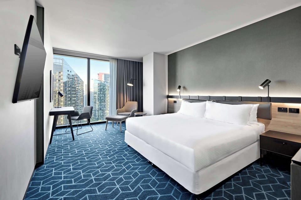 Premier View Room | In-room safe, desk, laptop workspace, iron/ironing board