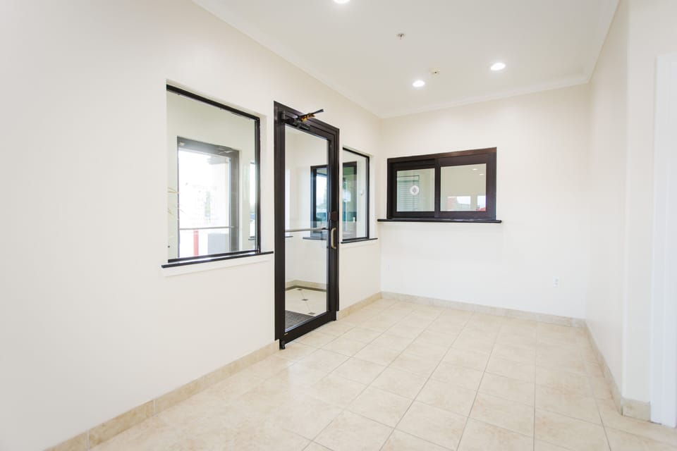 Interior entrance