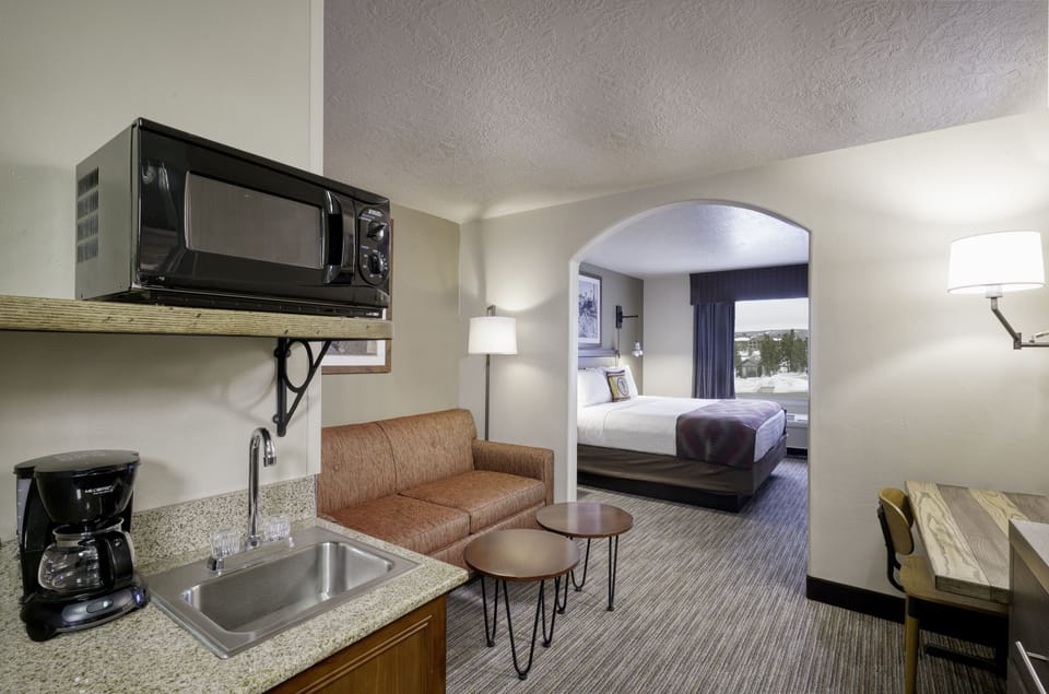 Premium Room, 1 King Bed | Living area | 49-inch flat-screen TV with cable channels, TV