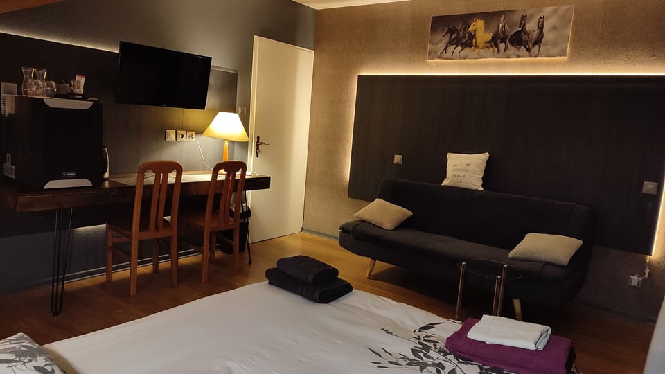Triple Room | Down comforters, free minibar items, individually decorated, desk
