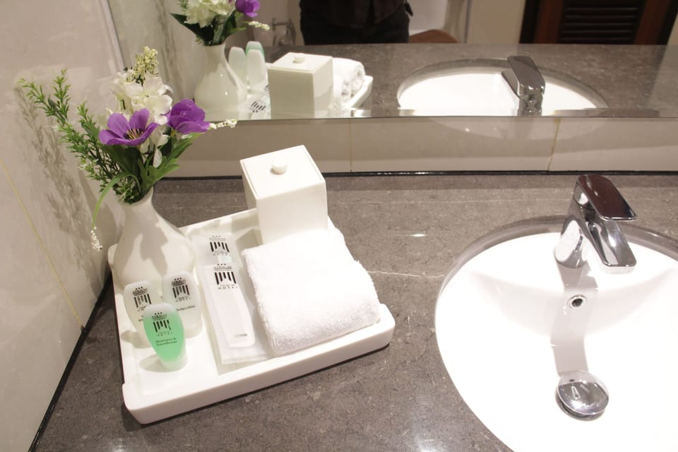 Luxury Suite | Bathroom amenities | Shower, free toiletries, towels