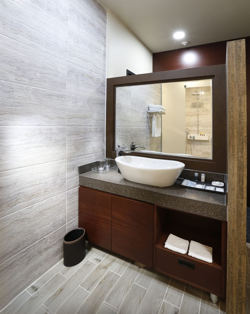 Family Twin Room | Bathroom sink